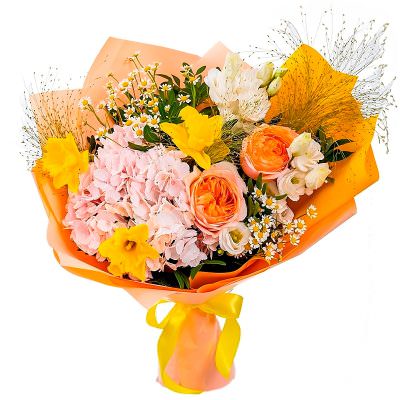 Букет цветов «Весеннее утро»