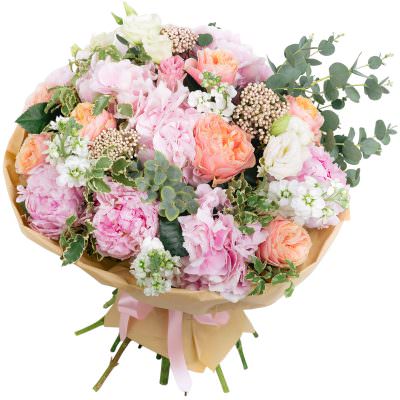 Роскошный букет «Очаровательная палитра»